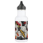 Moten op witte hydrangea waterfles (Rechts)