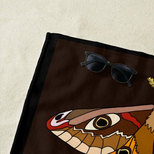 Moth Beach Towel Strandlaken (In situ)