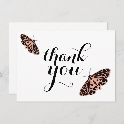 Moth Bedankt,  (Voorkant / Achterkant)