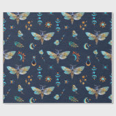 Moth Butterfly Cadeaupapier (Vlak)