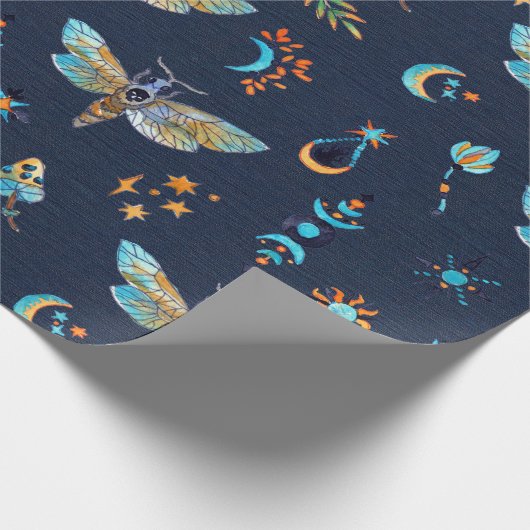 Moth Butterfly Cadeaupapier (Hoek)