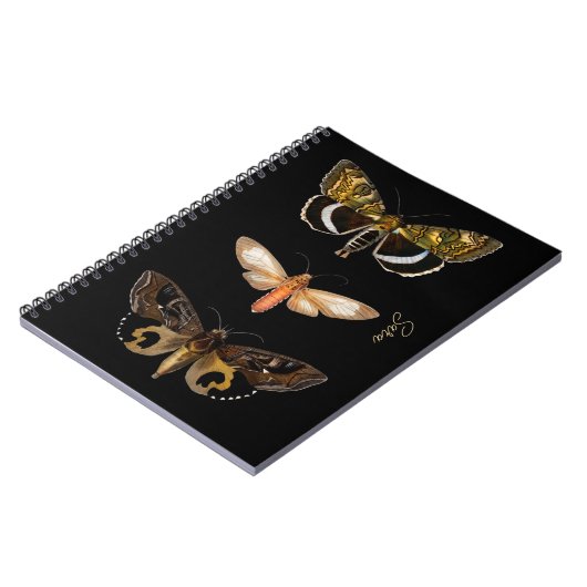  Moth Butterfly - Gepersonaliseerd Notitieboek (Linkerzijde)