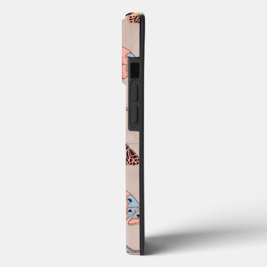 Moth Butterfly Hoesje-Mate iPhone Case (Achterkant / Links)