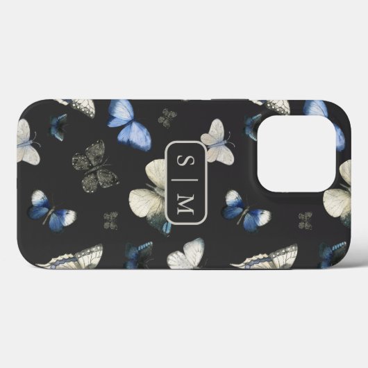 Moth Butterfly Hoesje-Mate iPhone Case (Achterkant (horizontaal))