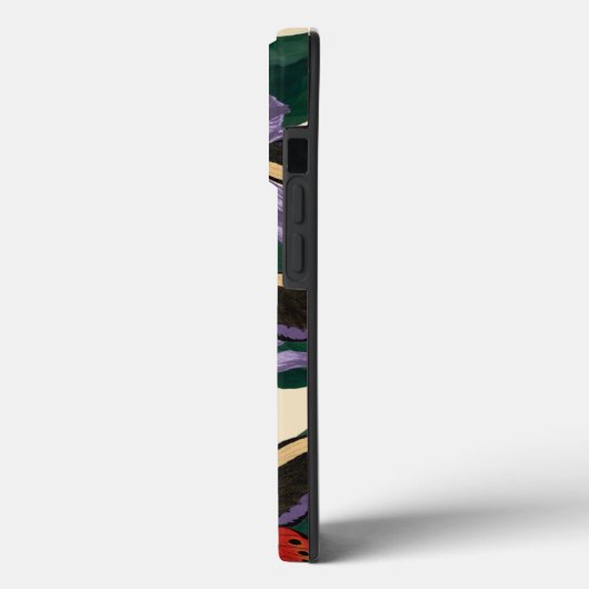 Moth Butterfly Hoesje-Mate iPhone Case (Achterkant / Links)