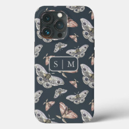 Moth Butterfly Hoesje-Mate iPhone Case
