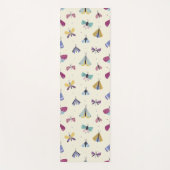 Moth Butterfly kleurig Pattern Yoga Mat (Voorkant)