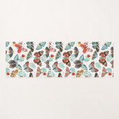 Moth Butterfly kleurrijk Patroon Yogamat (Voorkant (horizontaal))