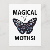 Moth Butterfly Magical Moths Briefkaart (Voorkant)