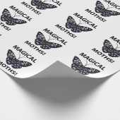 Moth Butterfly Magical Moths Cadeaupapier (Hoek)