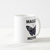 Moth Butterfly Magical Moths Koffiemok (Voorkant rechts)