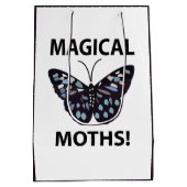Moth Butterfly Magical Moths Medium Cadeauzakje (Achterkant)