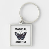 Moth Butterfly Magical Moths Sleutelhanger (Voorkant)