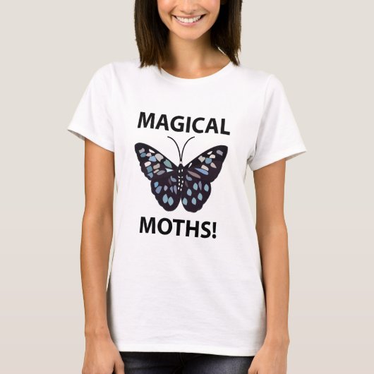 Moth Butterfly Magical Moths T-shirt (Voorkant)