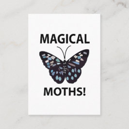 Moth Butterfly Magical Moths Visitekaartje