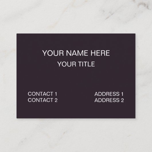 Moth Butterfly Magical Moths Visitekaartje (Achterkant)