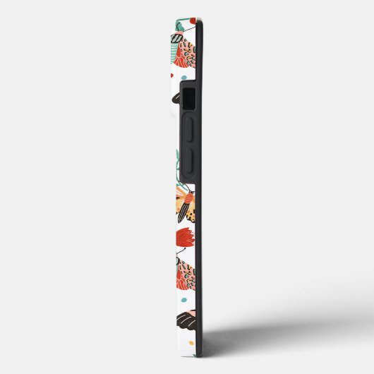 Moth Butterfly-patroon Case-Mate iPhone Case (Achterkant / Links)