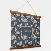 Moth Butterfly-patroon Hangend Wandkleed (Gebogen)