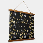 Moth Butterfly-patroon Verheldering van tapijt Hangend Wandkleed (Gebogen)