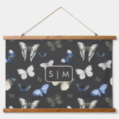 Moth Butterfly-patroon Verheldering van tapijt Hangend Wandkleed (Voorkant)