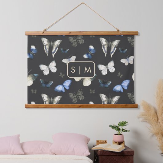 Moth Butterfly-patroon Verheldering van tapijt Hangend Wandkleed (Slaapkamer)