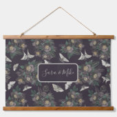 Moth Butterfly-patroon Verheldering van tapijt Hangend Wandkleed (Voorkant)