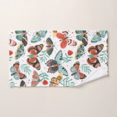Moth Butterfly Pattern Bad Handdoek (Handdoek)