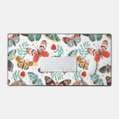 Moth Butterfly Pattern Bureaumat (Keyboard & Muis)