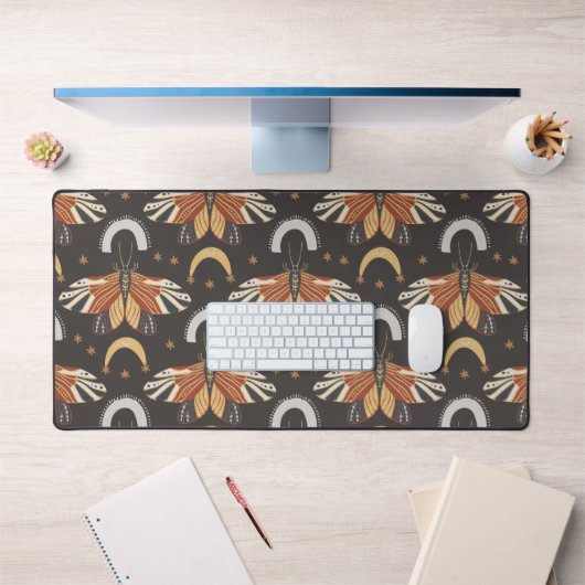 Moth Butterfly Pattern Bureaumat (Kantoor 1)