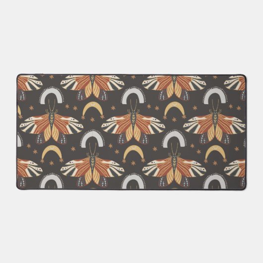 Moth Butterfly Pattern Bureaumat (Voorkant)
