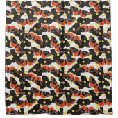 Moth Butterfly Pattern Douchegordijn (Voorkant)
