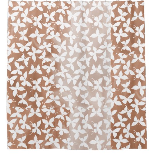 Moth Butterfly Pattern Douchegordijn (Voorkant)