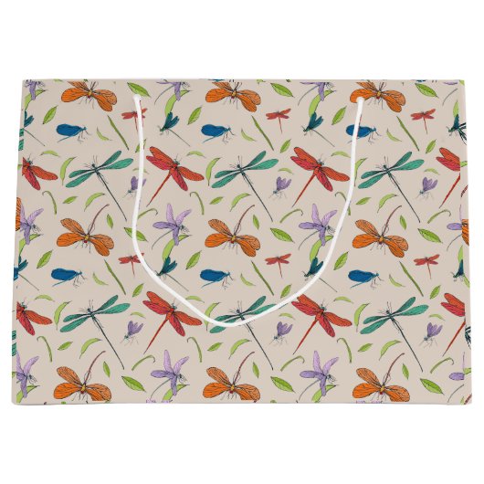Moth Butterfly Pattern Groot Cadeauzakje (Voorkant)