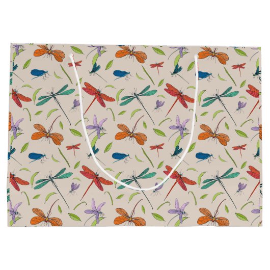 Moth Butterfly Pattern Groot Cadeauzakje (Achterkant)