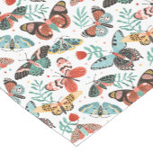 Moth Butterfly Pattern Korte Tafelloper (Hoek)