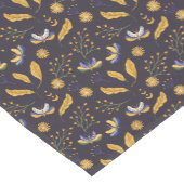 Moth Butterfly Pattern Korte Tafelloper (Hoek)