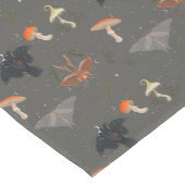 Moth Butterfly Pattern Korte Tafelloper (Hoek)