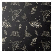 Moth Butterfly Pattern Tegeltje (Voorkant)