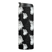 Moth Butterfly Pattern Thermosbeker (Geroteerd rechts)