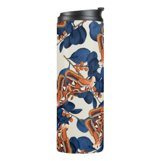 Moth Butterfly Pattern Thermosbeker (Gedraaid links)