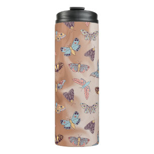 Moth Butterfly Pattern Thermosbeker