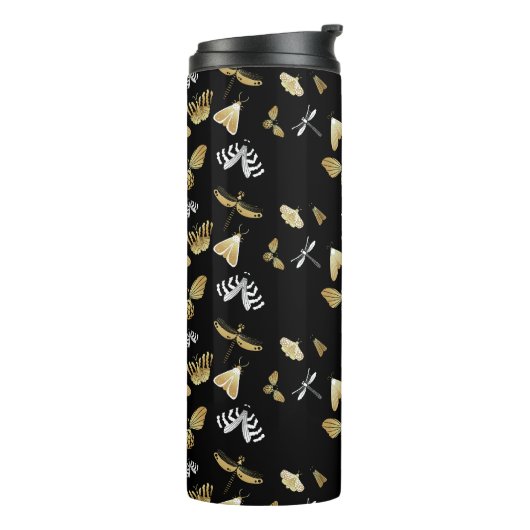 Moth Butterfly Pattern Thermosbeker (Gedraaid links)