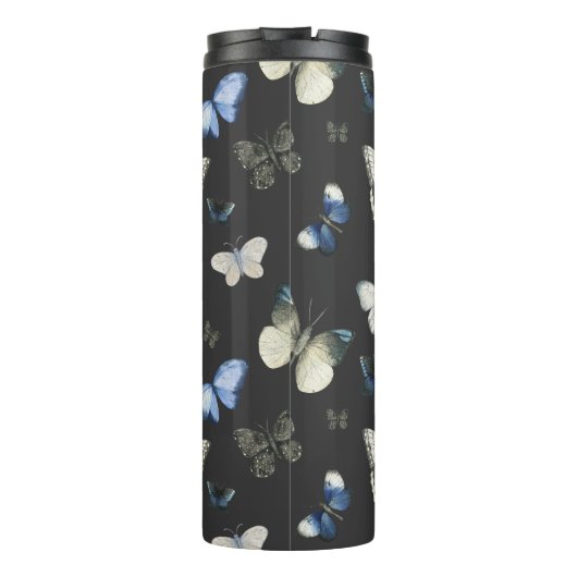 Moth Butterfly Pattern Thermosbeker (Achterkant)