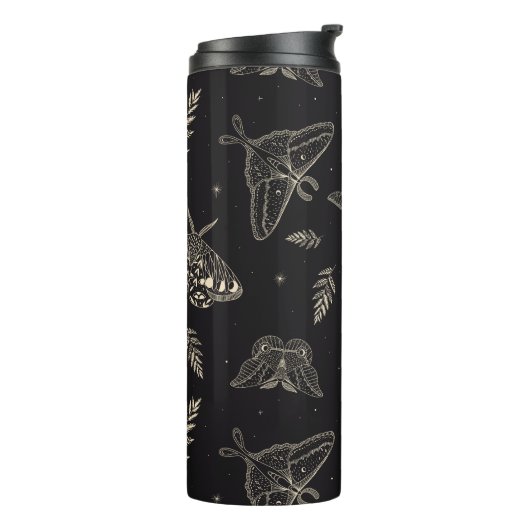 Moth Butterfly Pattern Thermosbeker (Gedraaid links)