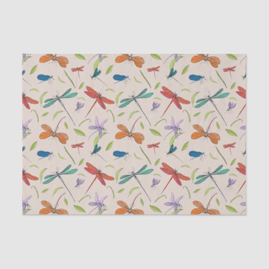 Moth Butterfly Pattern Tissuepapier (Voorkant)