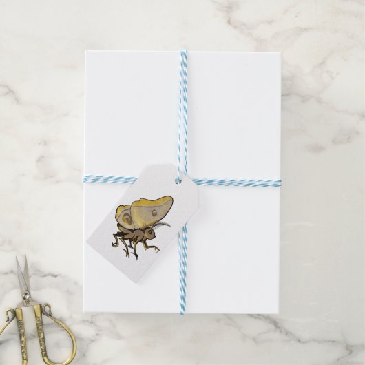 Moth Cadeaulabel (Met Touw)