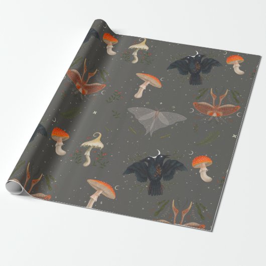 Moth Cadeaupapier (Uitgerold)