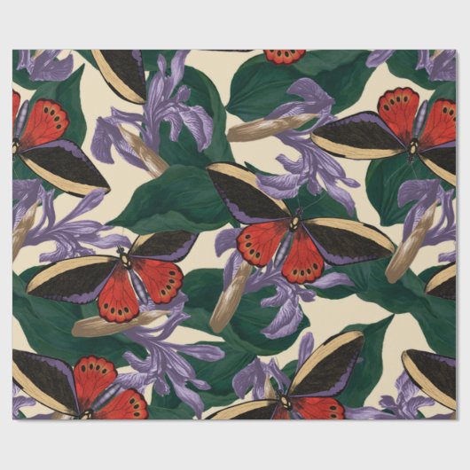 Moth Cadeaupapier (Vlak)