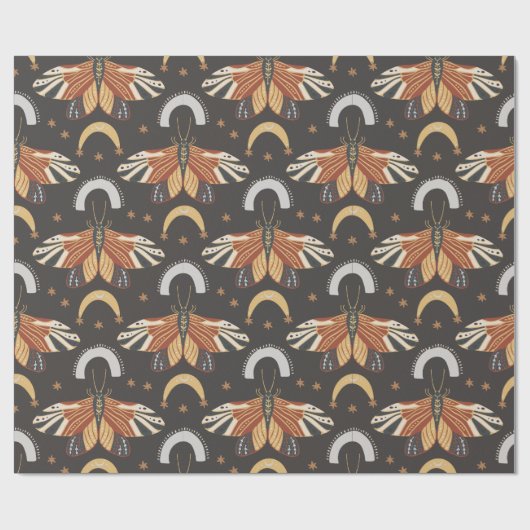  Moth Cadeaupapier (Vlak)