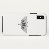 Moth Case-Mate iPhone Case (Achterkant (horizontaal))